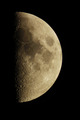 PQによる上弦の月：77EDII（直焦点・ノートリミング）　2011/10/04B