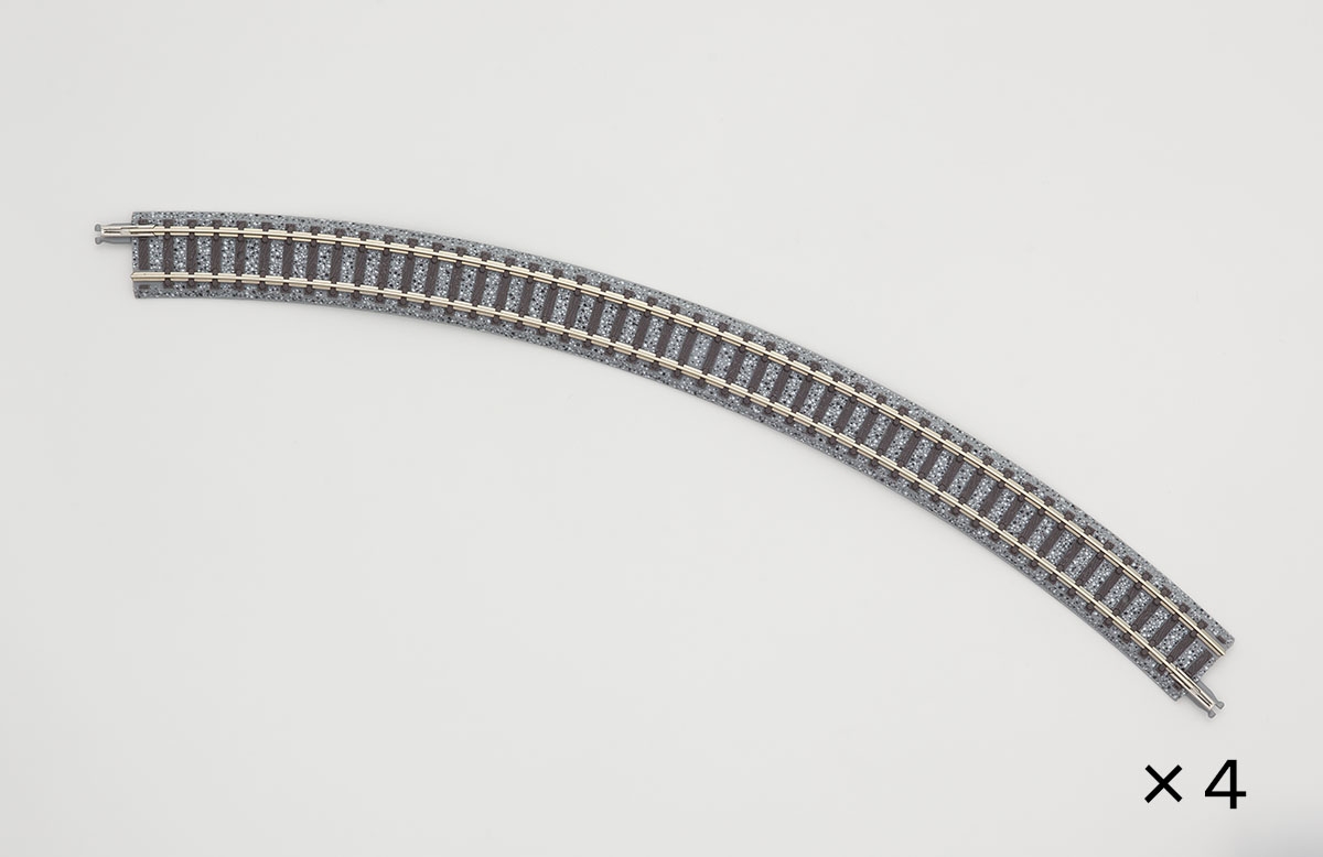 カーブレールC317-45(F)(4本セット)｜鉄道模型 TOMIX 公式サイト｜株式会社トミーテック