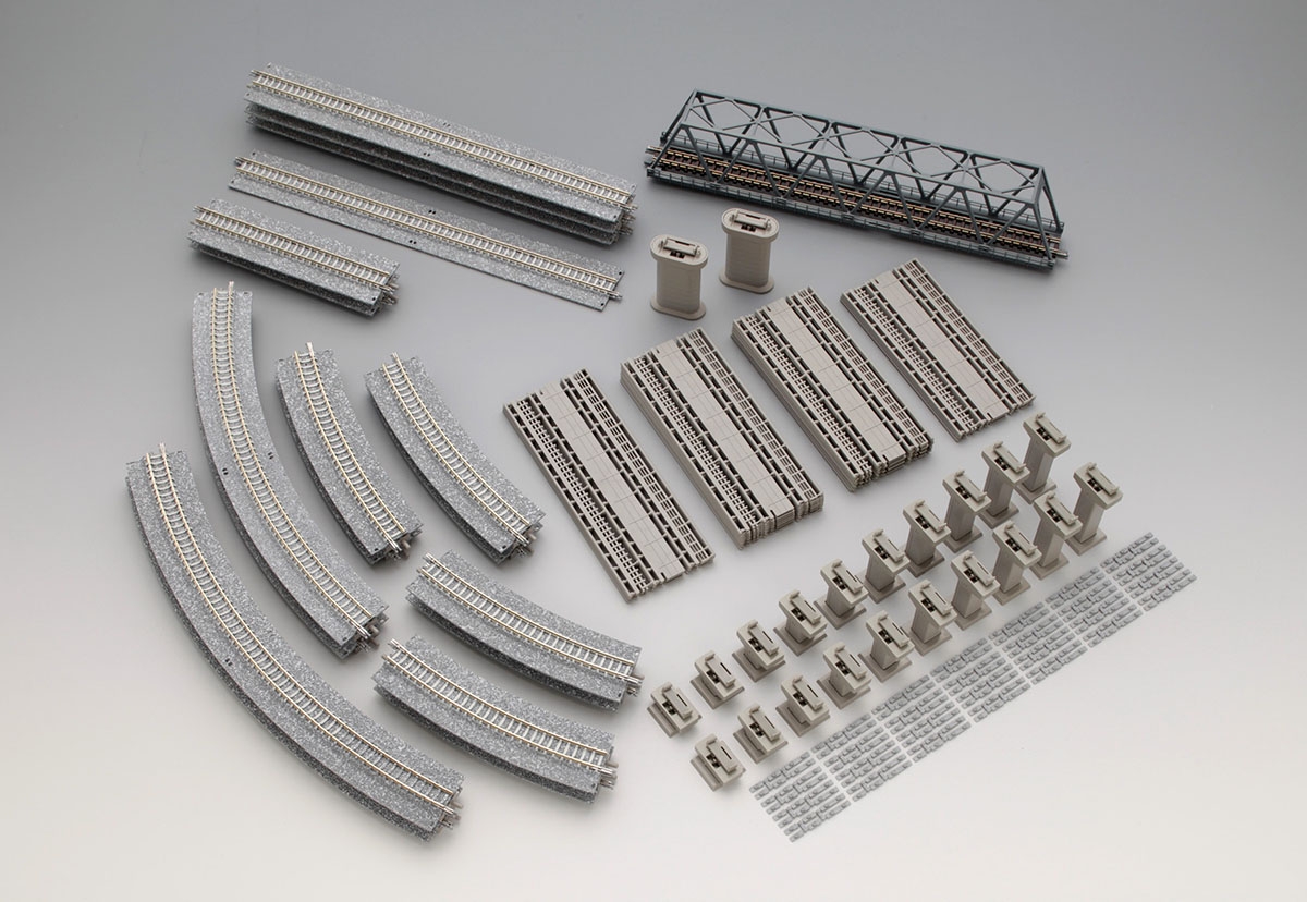カント付レール立体交差セット(レールパターンCC)｜鉄道模型 TOMIX