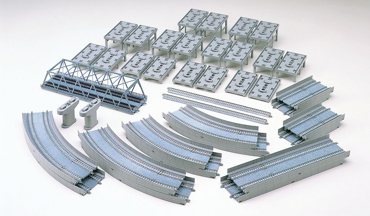 レールセット 高架複線立体交差セット(HCパターン)｜鉄道模型 TOMIX 