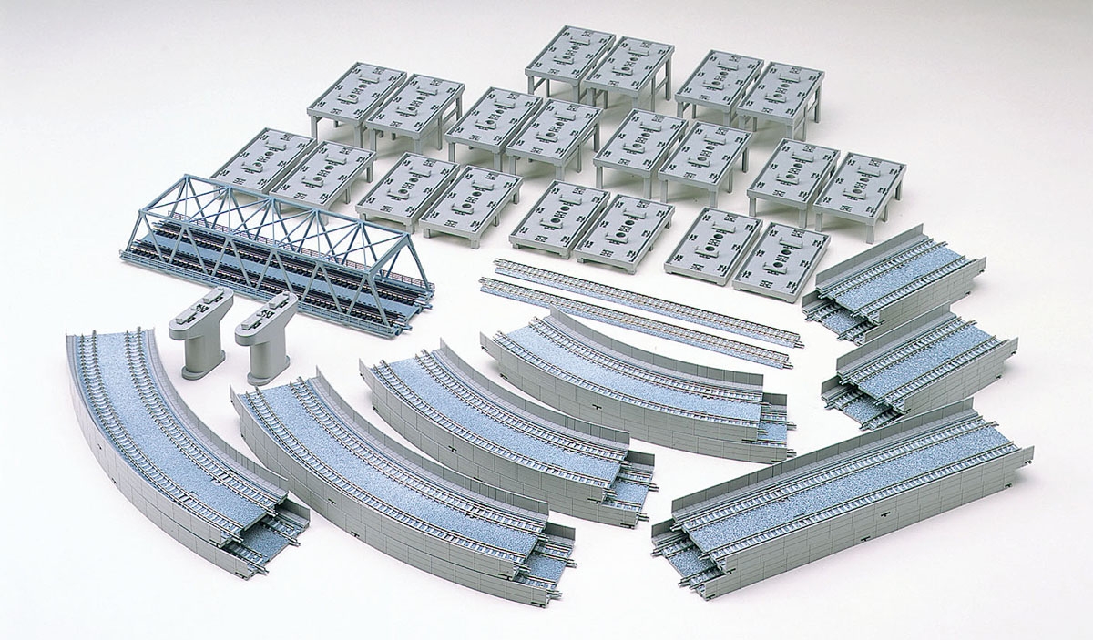 レールセット 高架複線立体交差セット(HCパターン)｜鉄道模型 TOMIX