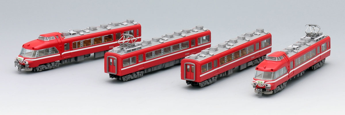 名鉄7000系パノラマカー（2次車）白帯車セット｜鉄道模型 TOMIX 公式 