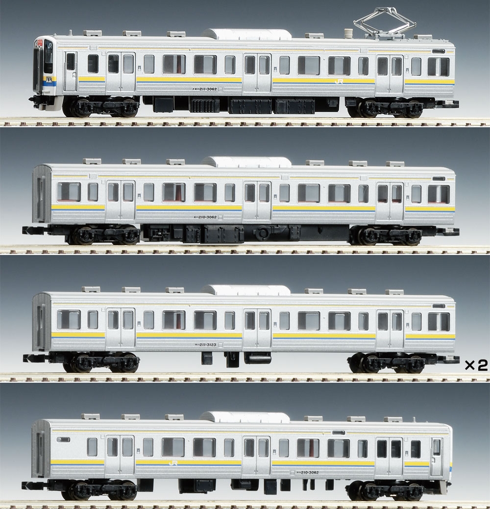 JR 211-3000系近郊電車（房総色）セット｜鉄道模型 TOMIX 公式サイト 
