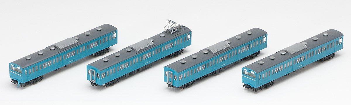 国鉄 103系通勤電車（高運転台非ATC車・スカイブルー）基本セット