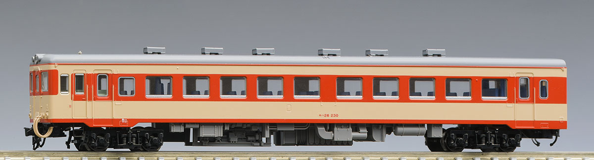 国鉄ディーゼルカー キハ26形(急行色・一段窓)(T) ｜鉄道模型 TOMIX 