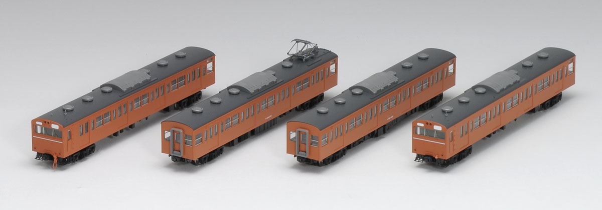 国鉄 103系通勤電車（高運転台ATC車・オレンジ）基本セット｜鉄道模型 
