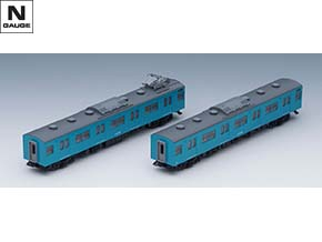 98496 JR 103系通勤電車(JR西日本仕様・黒サッシ・スカイブルー)増結セット