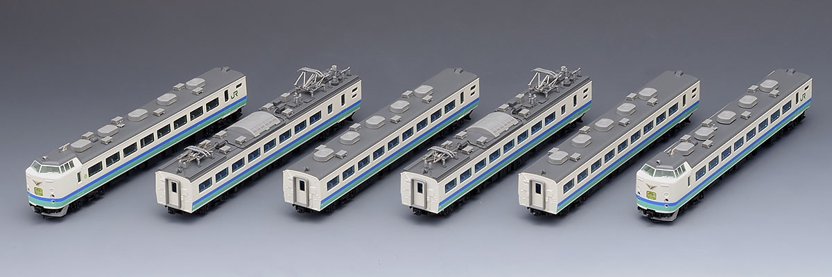 JR 485-1000系特急電車(上沼垂色)セット｜鉄道模型 TOMIX 公式サイト 
