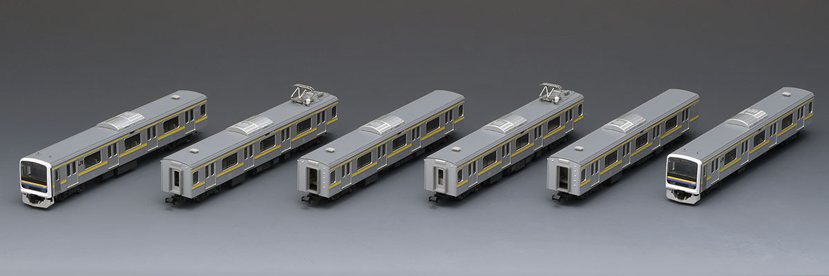 JR 209-2100系通勤電車(房総色・6両編成)セット ｜鉄道模型 TOMIX 公式サイト｜株式会社トミーテック
