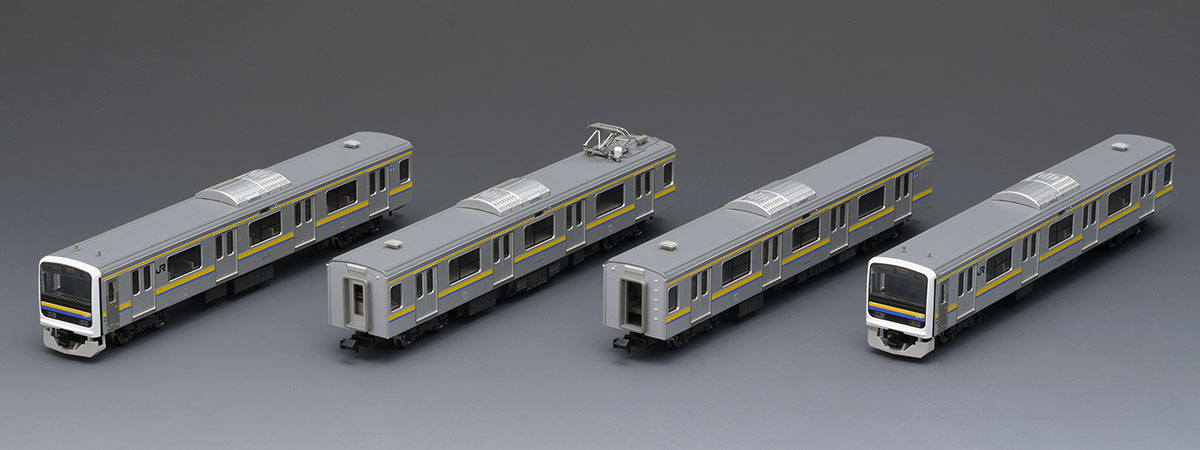 JR 209-2100系通勤電車(房総色・4両編成)セット｜鉄道模型 TOMIX 公式