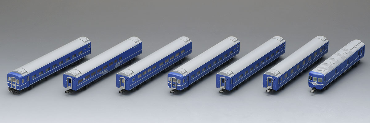 国鉄 24系25-100形特急寝台客車(はやぶさ)セット｜鉄道模型 TOMIX 公式 