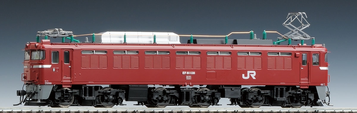 JR EF81形電気機関車（赤2号・ひさし付）｜鉄道模型 TOMIX 公式サイト