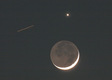 月と金星の接近・ホビーショー