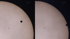 金星の日面通過の画像（３）　2012/06/09