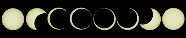 金環日食写真