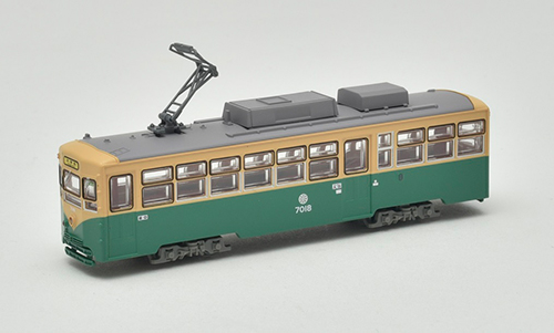 富山地方鉄道軌道線デ７０００形７０１８号車（旧塗装）