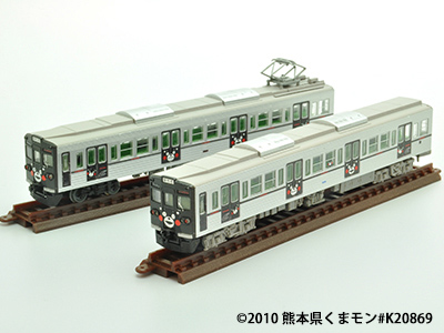 鉄コレ 熊本電気鉄道6000形(くまモンラッピング)2両セット