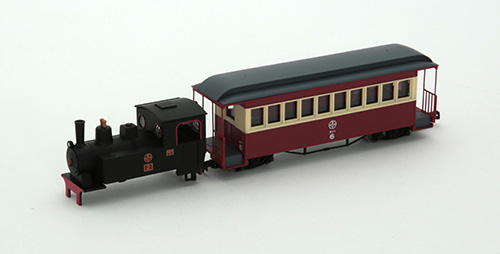 ナローゲージ80 猫屋線 蒸気機関車+客車(旧塗装)トータルセット