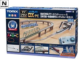 Tomix 90945 Track Layout Pattern A+B with Power Controller N 