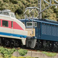 JR EF63形（3次形・青色）・JR 489系特急電車（金沢運転所・H03編成・白山）