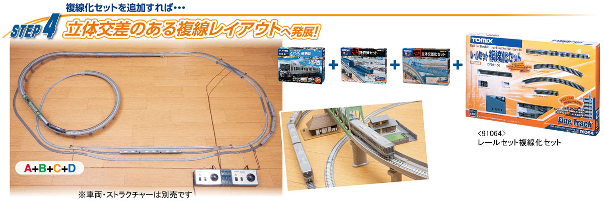 レールセットを使った発展プラン｜トミックス入門｜鉄道模型 TOMIX