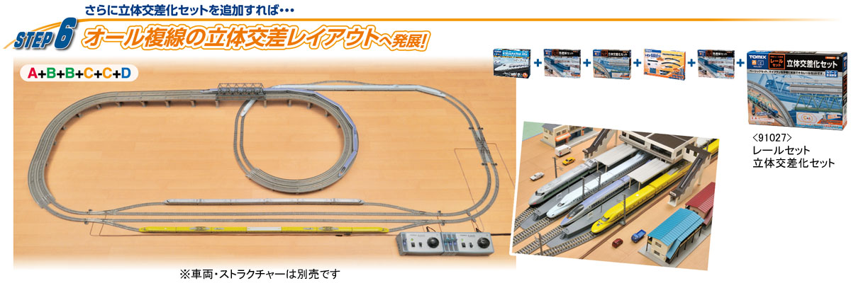 レールセットを使った発展プラン｜トミックス入門｜鉄道模型