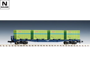 2756 国鉄貨車 コキ10000形（コンテナ付）