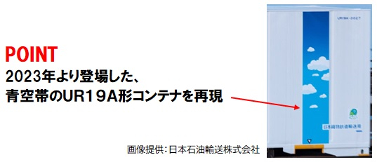 私有 UR19A-3000形コンテナ(日本石油輸送・青空帯・5個入)｜製品