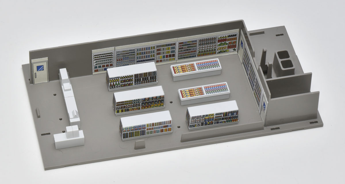 トミックス　コンビニ　新型セブンイレブン　照明フル装備