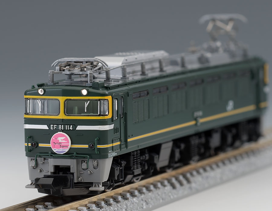 JR EF81形電気機関車(トワイライト色) ｜鉄道模型 TOMIX 公式サイト 