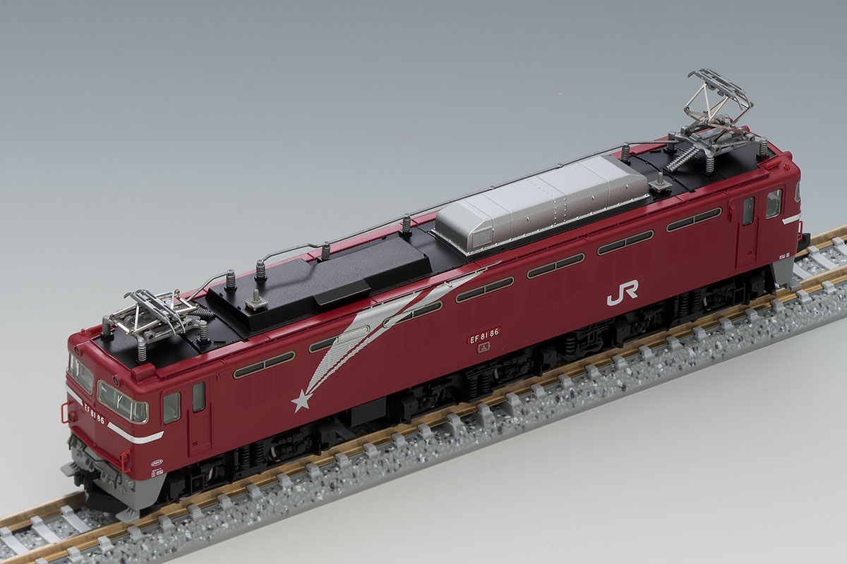 JR EF81形電気機関車(北斗星色・Hゴムグレー) ｜鉄道模型 TOMIX 公式サイト｜株式会社トミーテック