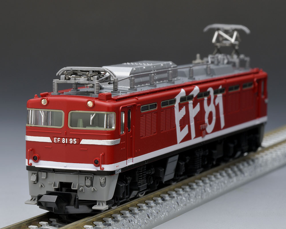 JR EF81形電気機関車(95号機・レインボー塗装・Hゴムグレー) ｜製品 