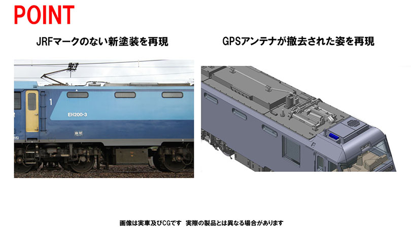 TOMIX 7168 EH200形 電気機関車 新塗装