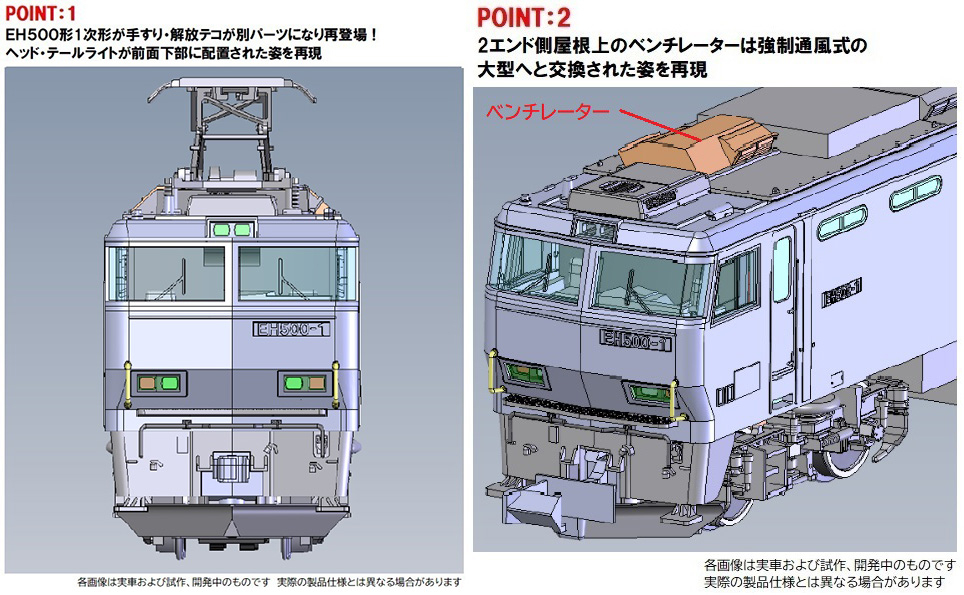 TOMIX JR EH500形 電気機関車 (3次形・増備型)【新品,未使用品】