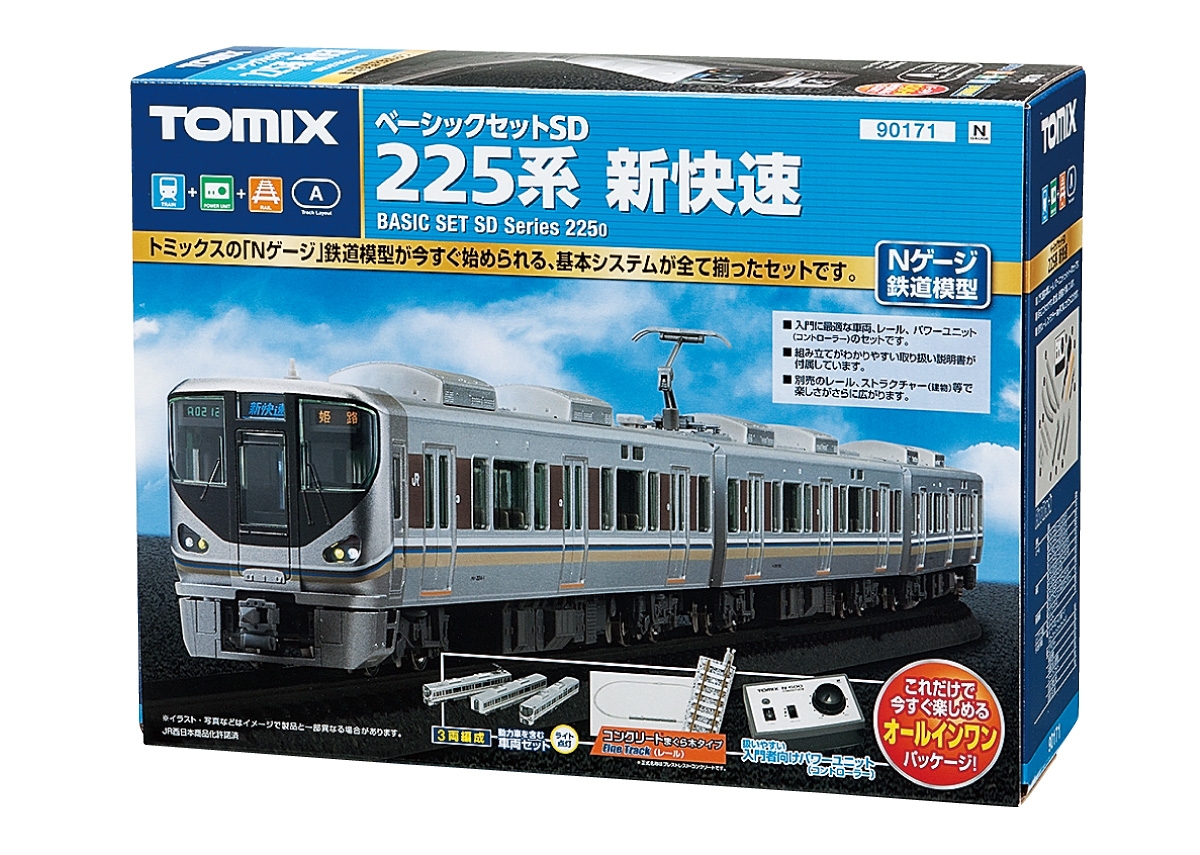 ベーシックセットＳＤ 225系新快速｜製品情報｜製品検索｜鉄道模型 