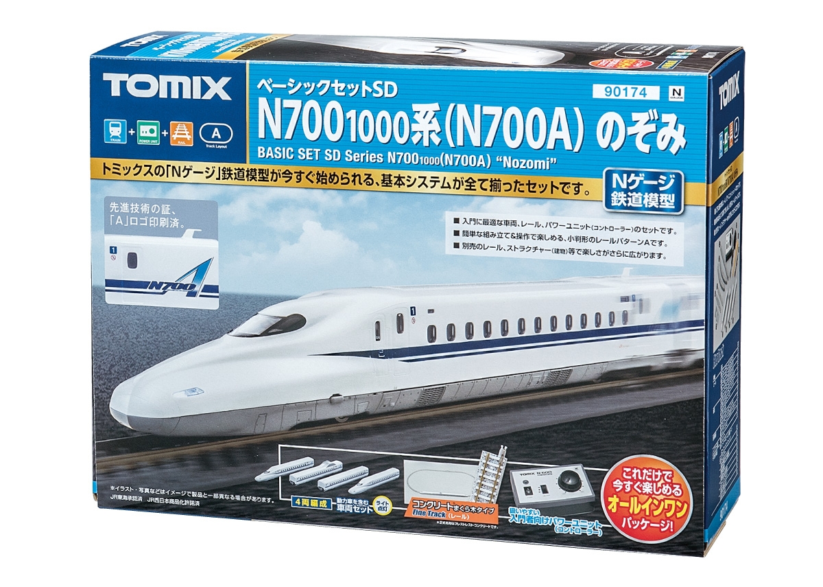 ベーシックセットｓｄ N700 1000系 N700a のぞみ 鉄道模型 Tomix 公式サイト 株式会社トミーテック