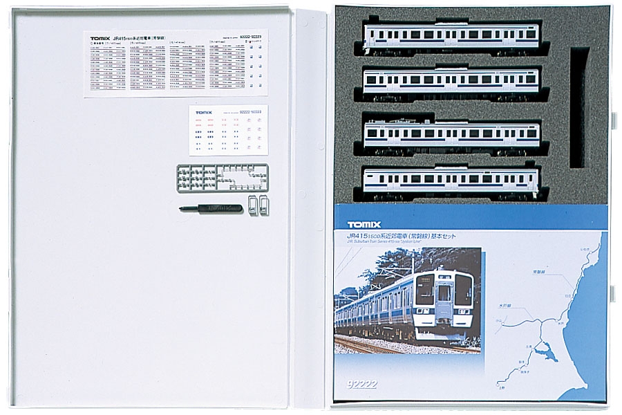 Nゲージ TOMIX 92222 415系1500番台 常磐線 基本編成+増結