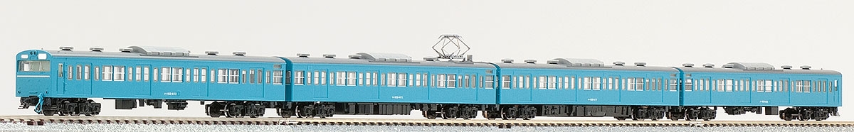国鉄 103系通勤電車（高運転台非ATC車・スカイブルー）基本セット 