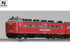 92593 JR 485系特急電車(Dk16編成・RED EXPRESS)セット