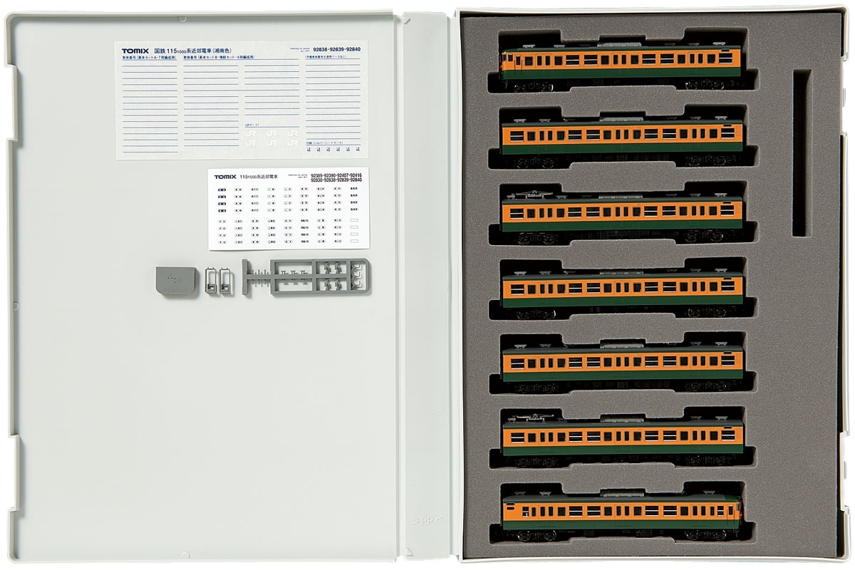 TOMIX 国鉄 115 1000系 近郊電車（湘南色）基本セットA 92838