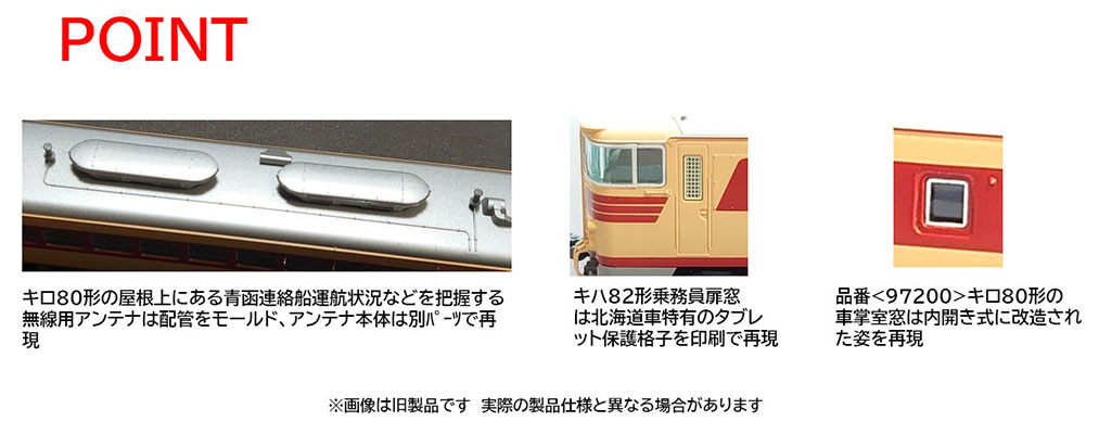 国鉄 キハ82系特急ディーゼルカー（北海道仕様）基本セット
