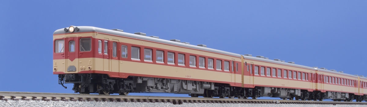 国鉄 キハ26形ディーゼルカー（初期急行色・一段窓）セット｜鉄道模型
