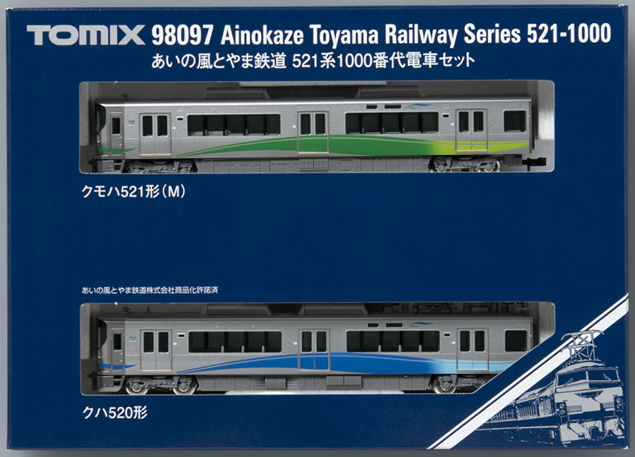 あいの風とやま鉄道 521系1000番代電車セット｜鉄道模型 TOMIX 公式 