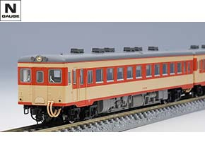 98111 国鉄 キハ55形ディーゼルカー(急行色・一段窓)セット