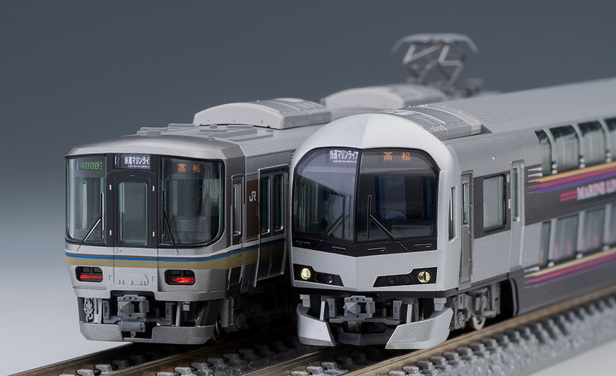 JR 223-5000系・5000系近郊電車(マリンライナー)セットF｜鉄道模型