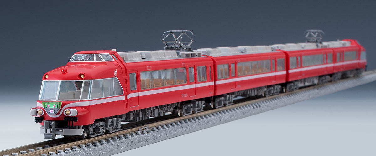 名鉄7000系パノラマカー(第47編成)白帯車セット｜鉄道模型 TOMIX 公式