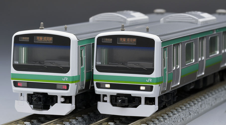 JR E231-0系通勤電車(常磐・成田線・更新車)基本セット｜鉄道模型 