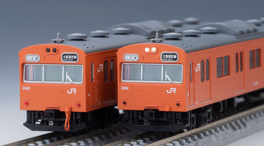 JR 103系通勤電車(JR西日本仕様・黒サッシ・オレンジ)基本セット｜鉄道