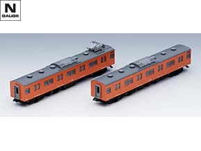 98456 JR 103系通勤電車(JR西日本仕様・黒サッシ・オレンジ)増結セット