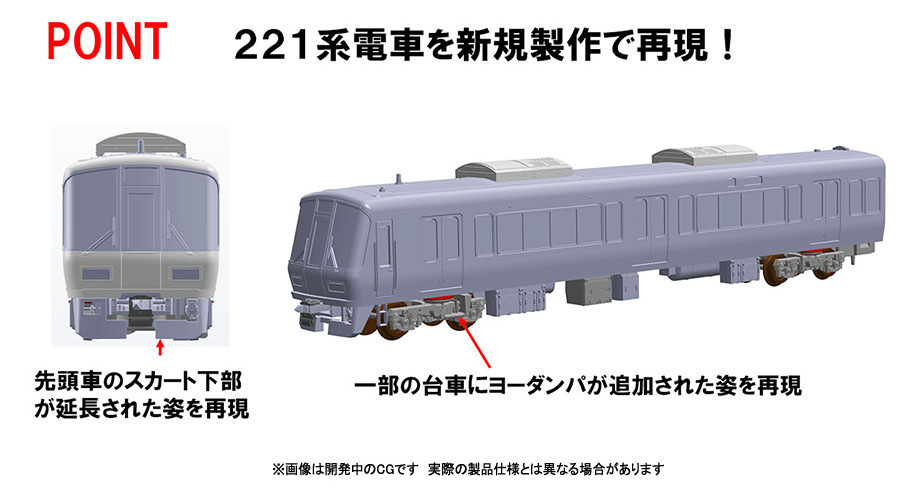 JR 221系近郊電車基本セットA｜製品情報｜製品検索｜鉄道模型